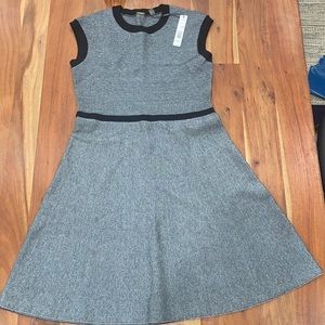 T Taharai Gray & Black Sweater Dress‎